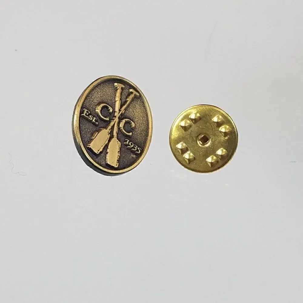 CC Golf Country Club Hat Lapel Pin Pin Back